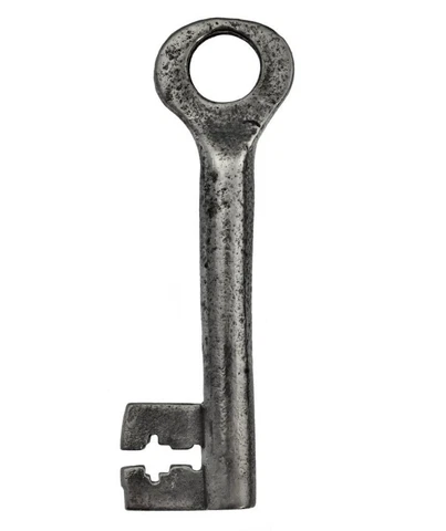 Antique Key - 18th/19th Century Crude BRIDGE WARD Type 3" - ref.k440 Cover