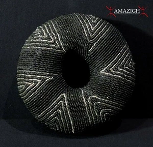 Large Tikar Clay Beaded Bracelet - Cameroon - Picture 1 of 5