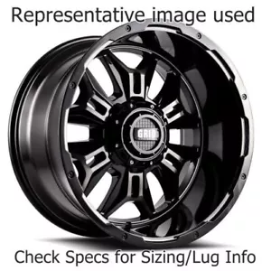 Grid A2127S278 Wheel Rim GD11 Series Double Dark Tint / Gloss Black Lip Each NEW - Picture 1 of 1