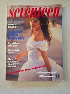 Seventeen magazine March 1989, Kylie Minogue, Jeff Healey, Tony Stone - Picture 1 of 7