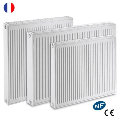 Radiateur eau chaude Acier Blanc Type 11 Chauffage central DE DIETRICH ARTIS Ta - Photo 1/4