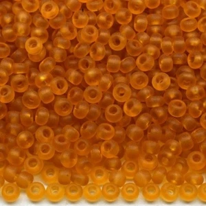 10/0 10050 Matt Preciosa Tschechische Kleine Glasperlen Rocailles 2,3 mm. Gelb - Bild 1 von 5