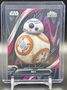2024 Topps Chrome Black Star Wars #30 BB-8 MAGENTA RAY WAVE SSP /10 - Picture 1 of 4