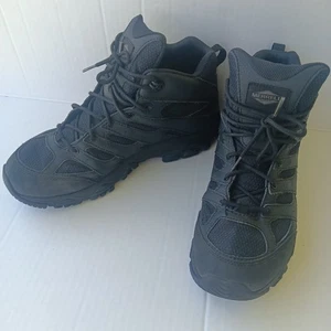 Merrell Boots Mens Size 13 Moab 3 Mid Black Mesh Tactical Waterproof Hiking EUC - Picture 1 of 22