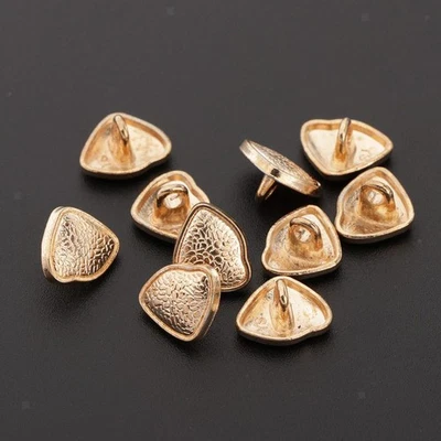 10PCS Special Shape Button Scrapbook Textured Shank Button Clothing Decor - Image 1 of 4