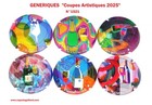 News - Série de 6 Capsules de Champagne GENERIQUES (Coupes Artistiques N°1521)
