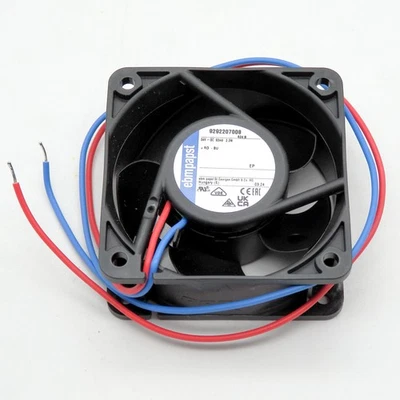 EBM-Papst 624N 24VDC 2.2W 35dBA 2-Wire 60x60x25mm DC Tubeaxial Fan 9292207008