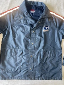 Vintage 90s Neese USPS Postal Carrier Rainwear Jacket Large Reflective Rare - Picture 1 of 14