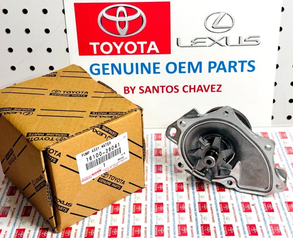 Bomba de agua del motor Toyota Corolla 2009-2010 pieza original OEM 16100-28041 Foto 1 de 4
