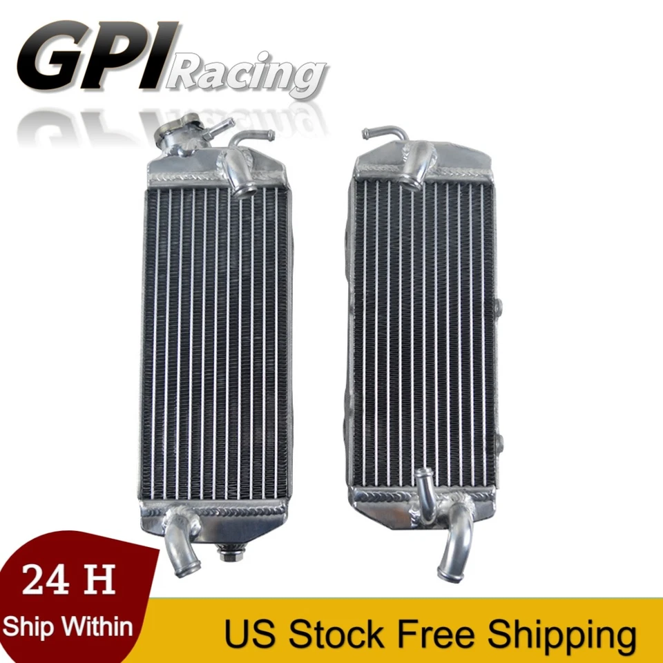 Radiador de aluminio apto para KTM 250/400/520/530/540 EXC/MXC/SXS/ 2001-2002 02 01 Foto 1 de 4