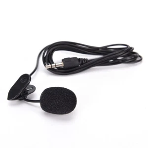 mini 3.5mm hands-free mic microphone clip on lavalier lapel for PC Laptop bl=YA - Afbeelding 1 van 6