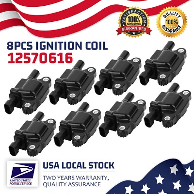 8 piezas 12570616 para bobina de encendido para GMC Savana 3500 2008-2019 Foto 1 de 4