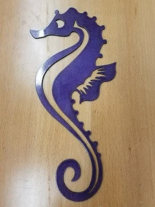 Seepferdchen Metall Wandbild Plasmaschnitt Dekor Maritim Zuhause Geschenkidee - Bild 1 von 1
