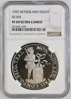 1992 Netherlands Silver Ducat Proof NGC PF69 Ultra Cameo