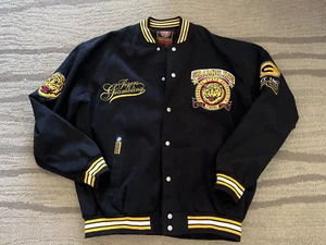 Vintage HBCU Grambling State University Tigers Jacket Black XL 100% Cotton - Picture 1 of 16