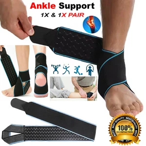 Ankle Support Compression Brace Foot Heel Achilles Tendon Arthritis Pain Strap - Picture 1 of 4