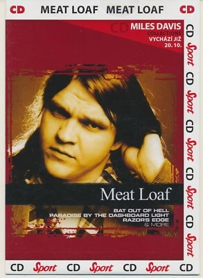Meat Loaf 2008 2009 A5 Cardboard Sleeve Czech Republic CD  New sealed - Image 1 of 4