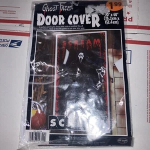Scream Ghost Face Türverkleidung von Fun World 1997 NEU im Paket - Bild 1 von 7
