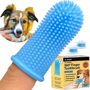 Jasper Dog Toothbrush, 360º Dog Tooth Brushing Kit,Dog Toothpaste Not Included, - Picture 1 of 8