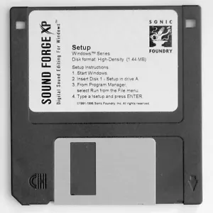 Vintage Sound Forge XP for Windows 95 and 98 by Sonic Foundry - Picture 1 of 3