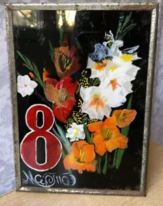 RARE antique vintage Oil Painting USSR Socialist realism Women's Day March 8  - Picture 1 of 21