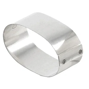 Paderno World Cuisine NEU 6er Set OVAL Edelstahl Gebäck Ringe KOSTENLOSER VERSAND - Bild 1 von 7