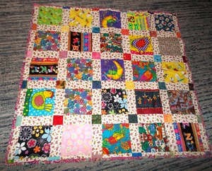 Adorable Handmade 40"x50" Child's Quilt -NWOT! - Picture 1 of 5
