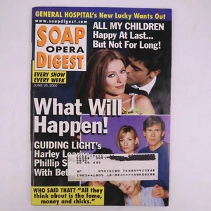 Soap Opera Digest June 20, 2000 All My Children Happy at last, but not for long. - Picture 1 of 2