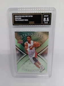 CHRIS BOSH 2008-09 Upper Deck STARQUEST GREEN First EDITION #SQ-4 GMA 8.5 Mint - Picture 1 of 2