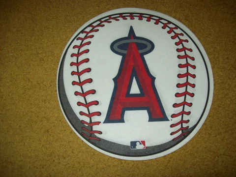 Anaheim Angels Die Cut Baseball Felt Pennant Cover