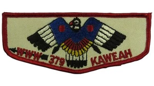 Kaweah Lodge 379 Alameda Council CA Twill Flap RED Bdr (NE2388) - Picture 1 of 2