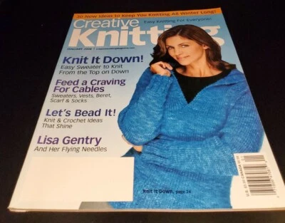 BH15 CREATIVE KNITTING MAGAZINE, JANUARY 2008 - Image 1 of 4