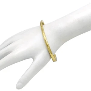 Bold Designer Brass Bangle 18K Gold Plated Handmade Jewelry Punjabi Kada Bangle - Picture 1 of 7