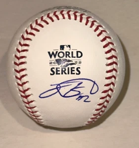 JEAN SEGURA (Phillies) Signed Official 2022 WORLD SERIES Baseball Beckett (BAS) - Picture 1 of 3