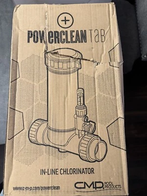 CMP Power Clean Tab Ultra In-Line Chlorinator w/Clear Glass Lid New - Image 1 of 2