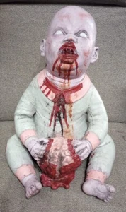 Spirit Halloween Brain Eatta Eating Zombie Baby Prop Latex 2010 - Picture 1 of 5