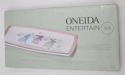 Plato de conejo de gres Oneida Entertain 365 apto para lavavajillas Foto 1 de 2