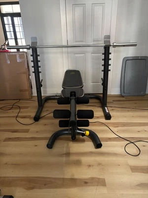 Goldsgym workout bench squat rack - Image 1 of 2