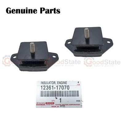 Genuine LandCruiser 100 Series HDJ 1HD 4.2 Diesel Front Engine Mount Set x2 - Image 1 of 4
