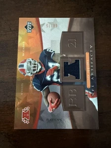 Artefactos de cubierta superior 2007 #WM Willis McGahee AFC/NFC ropa bronce #/75 - Imagen 1 de 2