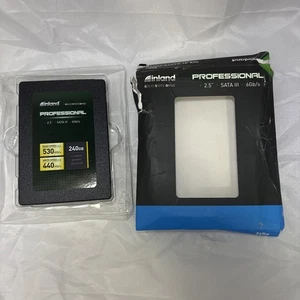 Inland Professional 240GB SSD 3D TLC NAND SATA III 6GB/s 2.5" NUEVA Caja está dañada - Imagen 1 de 3