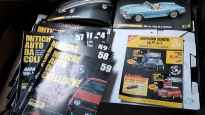 Mitiche auto da collezione 1/18  59 fascicoli + poster+catalogo modelli Hachette - Immagine 1 di 4