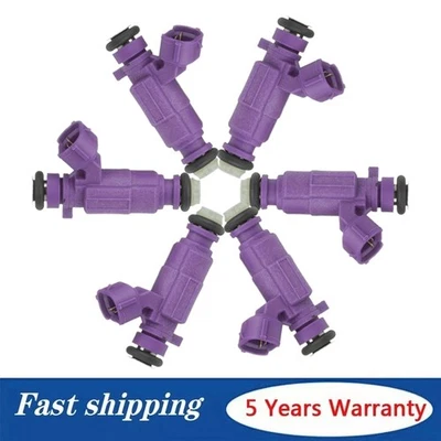 Inyectores de combustible 6 piezas FJ661 para Kia Magentis 2001-04 Amanti 2004-06 Sedona 2002-05 Foto 1 de 4