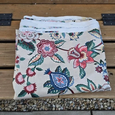 Tela Waverly Abbington de colección 110” x 240” serigrafía tintes de IVA protector escocés Foto 1 de 4