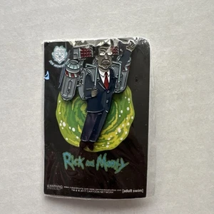 2017 ZEN MONKEY STUDIOS RICK AND MORTY Jetpack President Enamel Pin Obama New - Picture 1 of 2
