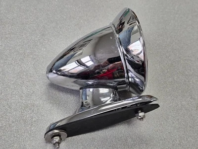 BRAND NEW PORSCHE 356 911 912 CHROME BULLET STYLE DRIVERS DOOR SIDE VIEW MIRROR - Image 1 of 4
