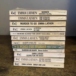Emma Lathen lot of 11 paperback Books from John Putnam Thatcher Mysteries Series - Picture 1 of 2