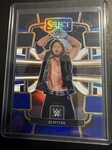 2024 WWE Select Black & Blue Prizm AJ Styles 289/399 - Picture 1 of 2