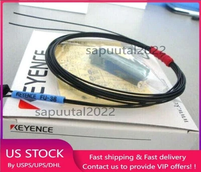KEYENCE FU-38 Fiber Optic Sensor NewKD  US Free TAX - Image 1 of 4