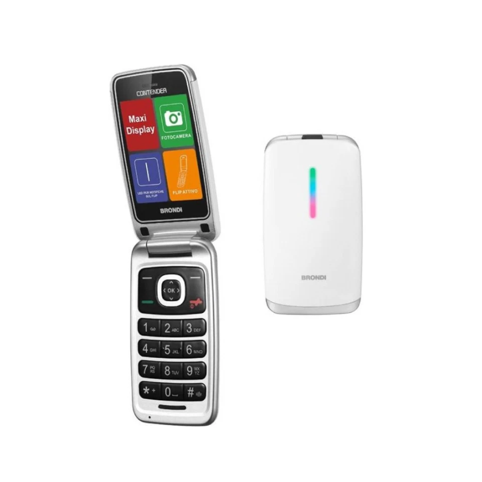 CELLULARE BRONDI CONTENDER DUOS WHITE ITALIA - Immagine 1 di 1